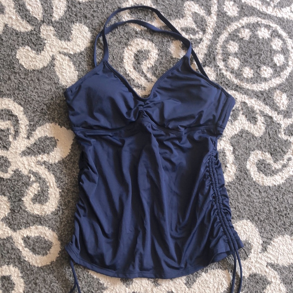 New Carve Designs Camari Tankini Top in Navy Size 34C $88